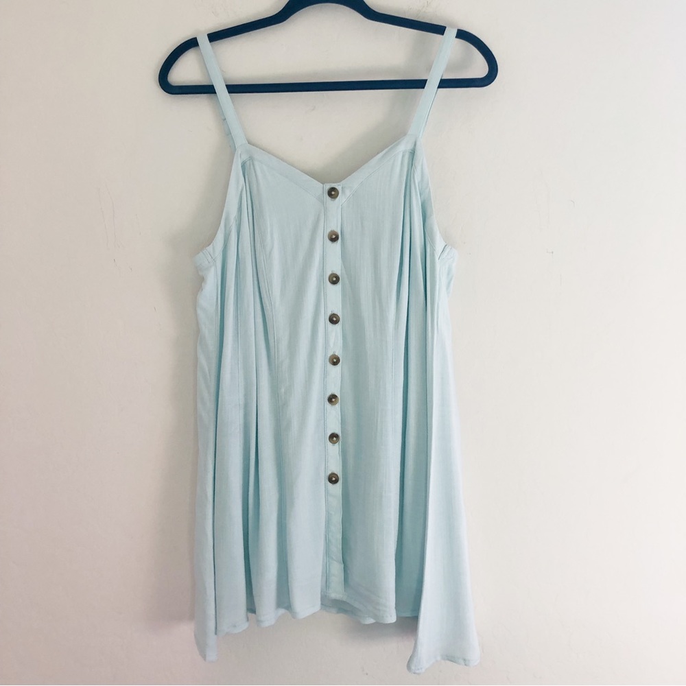 Torrid Baby Blue Tank Top size 10
